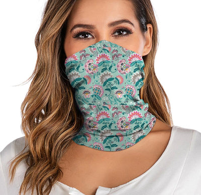 Unisex Washable Rave Bandana Neck Gaiter Tube Headwear For Women Men Face Scarf Dustproof Motorcycle Facemask Windproof Scarf