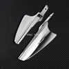 Motorcycle Chrome Fork Front Wind Baffle Windshield Deflector Trim For Harley Touring Road King Street Glide CVO 1995-2021 2022