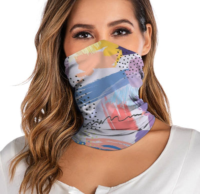 For Women Men Bandana Neck Gaiter Tube Headwear  Face Scarf Dustproof Motorcycle Facemask Windproof Scarf