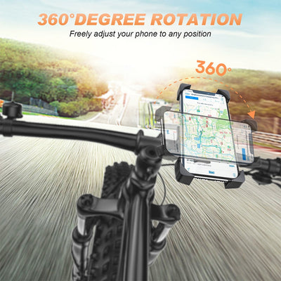 Universal Bikers Phone Holder, Motorcycle Phone Holder Handlebar Stand Mount Bracket Mount Phone Holder For iPhone Samsung