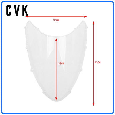 CVK Motorcycle Windshield Windscreen Wind Deflector For DUCATI 848 1098 1198 S R 1098s 1198s 2007 2008 2009 2010 2011 2012 2013