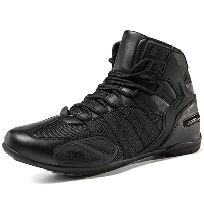 Motorcycle Breathable Black Riding Shoes