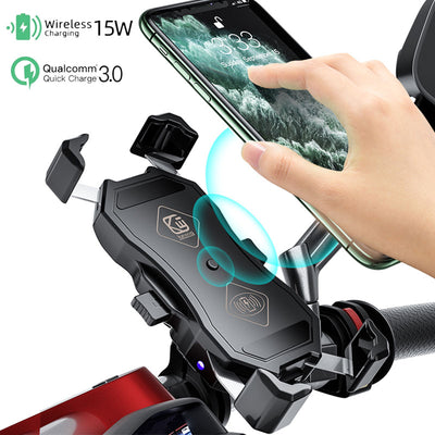 Motorcycle USB QC3.0 Fast Charging Bracket