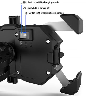 Motorcycle USB QC3.0 Fast Charging Bracket