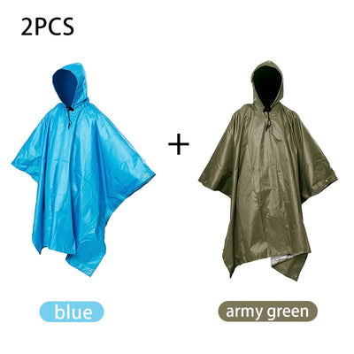 3 in 1 Multifunctional Raincoat Waterproof Rain Poncho Cover Motorcycle