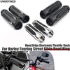 Hand Grips Electronic Throttle 1 Inch Handlebar Grips For Harley Touring Street Glide Road King FLHR Motorcycle CNC Aluminum