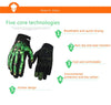 Skull Rose Motocross Bicycle Gloves MTB Off-Road Mountain Bike Guantes Motorcycle Hard Shell Gloves Outdoor Sport