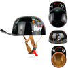 Baseball Cap Helmet Motorcycle Vintage Retro Helmets Cruiser Chopper Gangster Unsexed Helmet