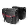 Motorcycle Side Bag Saddlebag Universal PU Waterproof Saddle Bag Travel Storage Pack Bag For Touring Models For Vstar Shadow