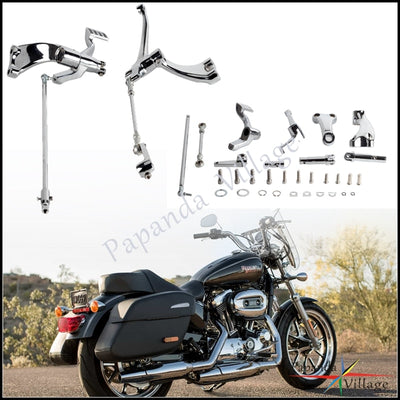 Motorcycle Forward Controls Complete Kit For Harley Sportster XL 1200 883 Custom Roadster 72 48 2014-2021 Foot Peg Linkage Lever