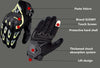 SUOMY Summer Breathable Motorcycle Gloves Touch Screen Moto Bike Protective Gloves Cycling Racing Full Finger Gloves Men Women