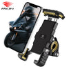 RION Motorcycle Cellphone Support Handlebar Bike Phone Holder Bracket Non-Slip MTB Phone Mount 360° Rotatable Mobile Phone Stand