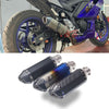 For MT07 R1 ER6N CBR250R Motorcycle Exhaust Modified Muffler Pipe Scooter Pit Bike Dirt Motocross for Nmax Tmax530 Msx125