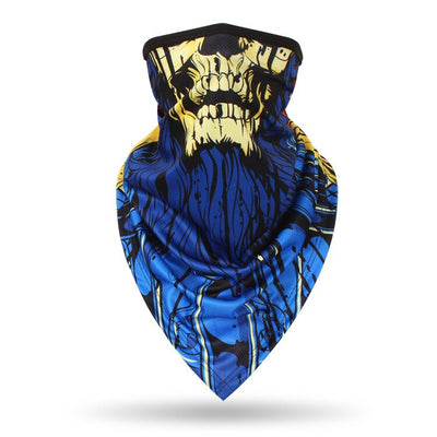 Men Hiking Cycling Half Face Mask Skull Bandana Breathable Bicycle Masks Sports Scarf Summer Balaclava Women Neck Face Shield