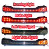 Motorcycle Rear Tour-Pak King Tour Pack LED Brake Turn Signal Light Tail Lamp For Harley Touring Electra Road Glide FLH 2014-Up