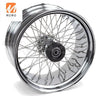 Inch Custom Steel Motorcycle Spoke Wheel Set