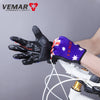 VEMAR VE-203 Summer Motorcycle Gloves Men Skull Mesh Moto Gloves Motorcyclist Touch Screen Biker Gloves Guantes Moto Black