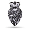 Men Hiking Cycling Half Face Mask Skull Bandana Breathable Bicycle Masks Sports Scarf Summer Balaclava Women Neck Face Shield