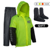 Star Field Knight Motorcycle Riding Raincoat Set Raincoat Rainpants Split Men and Women's Thin Reflective Waterproof Clothing