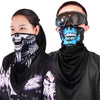 Men Hiking Cycling Half Face Mask Skull Bandana Breathable Bicycle Masks Sports Scarf Summer Balaclava Women Neck Face Shield