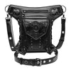 Steampunk Waist Leg Bag Women Men Victorian Style Leather Crossbody Bag Motorcycle Thigh Hip Belt Pack Messenger Shoulder Bags