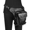 Steampunk Waist Leg Bag Women Men Victorian Style Leather Crossbody Bag Motorcycle Thigh Hip Belt Pack Messenger Shoulder Bags