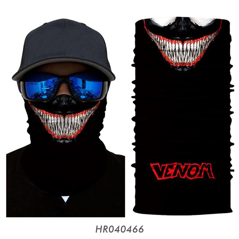 3D Venom Bandana Windproof Balaclava Ski Mask Army Headband