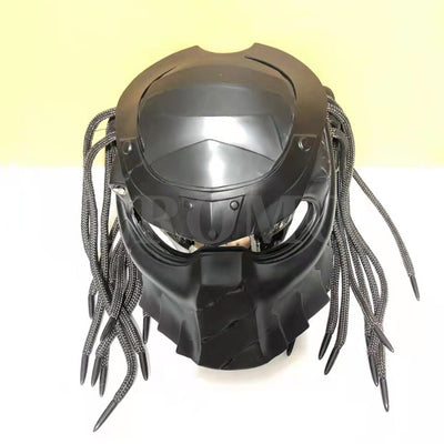 NEW DOT High Quality Personality Carbon Fiber Motorcycle Helmets Full Face Predator Capacete De Moto Motocross HELMET