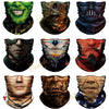 Breathable Bandana Tube Buff Men Hiking Cycling Neck Warmer Windproof Balaclava Superhero Ski Mask Cosplay Mask Halloween Summer