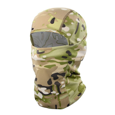 Multicam Balaclava Camouflage Tactical Paintball Wargame Military Airsoft Army Quick-Dry Helmet Liner Full Face Cap Men Women